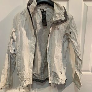 White North Face Raincoat